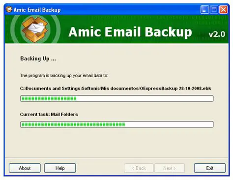 Key Features of Amic Email Backup