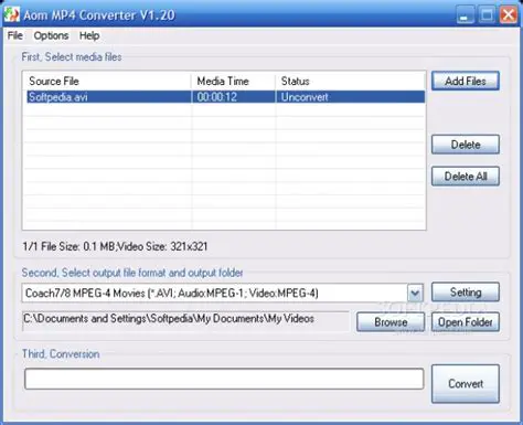 Key Features of AOM MP4 Converter