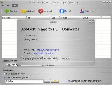Key Features of Aostsoft Image to PDF Converter