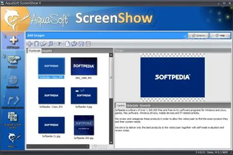 Key Features of AquaSoft ScreenShow