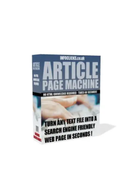 Key Features of Article Page Machine