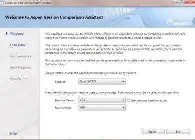 Key Features of Aspen Version Comparison Assistant