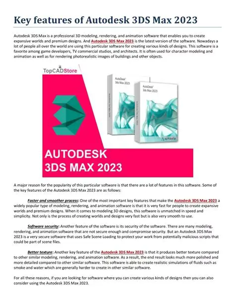 Key Features of Autodesk 3ds Max Asset Library