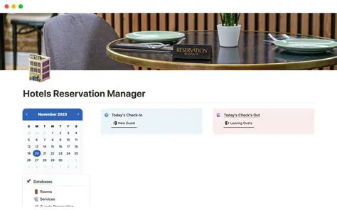 Key Features of Availcheck Property Reservation Manager Standard