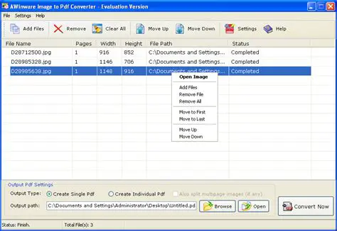 Key Features of AWinware Pdf to Image Converter