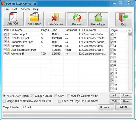 Key Features of AZ Excel to PDF Converter