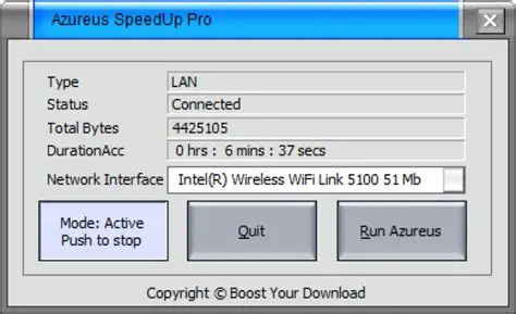 Key Features of Azureus SpeedUp Pro