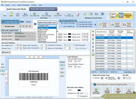 Key Features of Barcode Label Maker Starter Edition