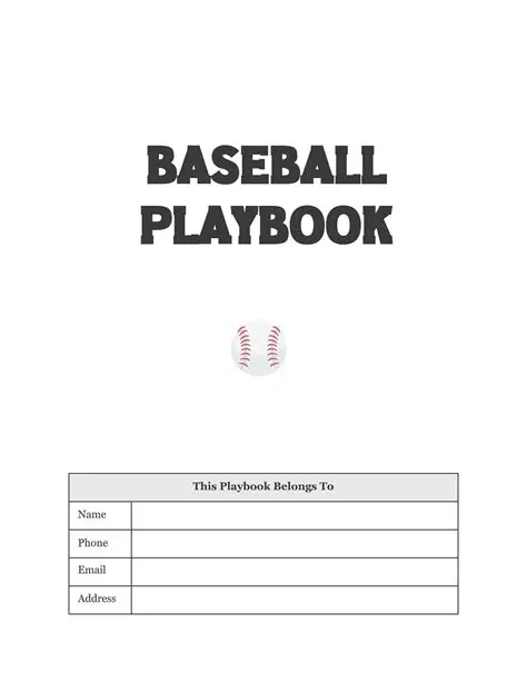 Key Features of Baseball Playbook 010
