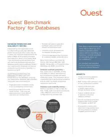 Key Features of Benchmark Factory for Databases