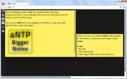 Key Features of Bigger Notes ANTP