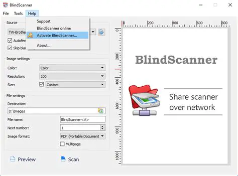 Key Features of Blind Scanner