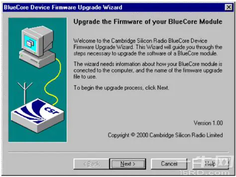 Key Features of BlueCore Device Firmware Upgrade Tools