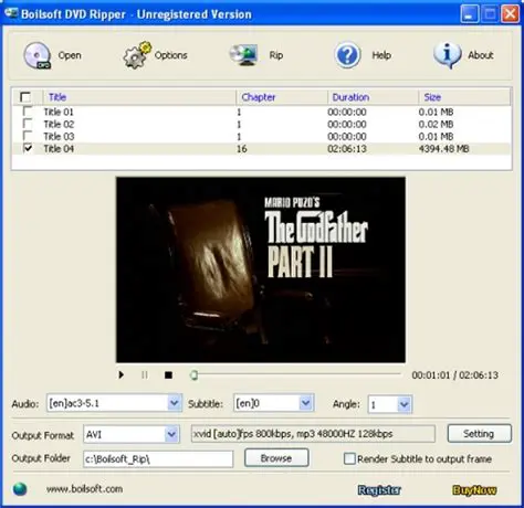 Key Features of Boilsoft DVD Ripper