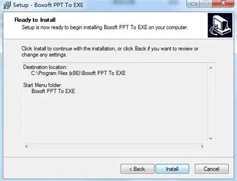 Key Features of Boxoft PPT To EXE