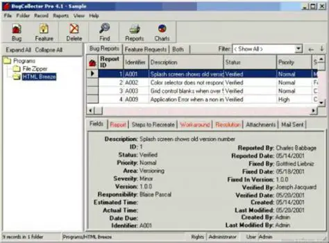 Key Features of BugCollector Pro