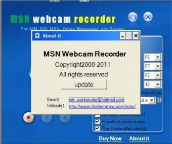 Key Features of Camersoft MSN Webcam Recorder