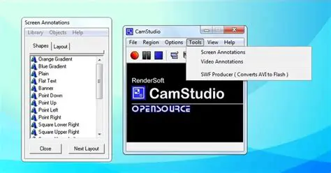Key Features of CamStudio Pro