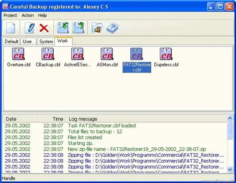 Key Features of Careful Backup