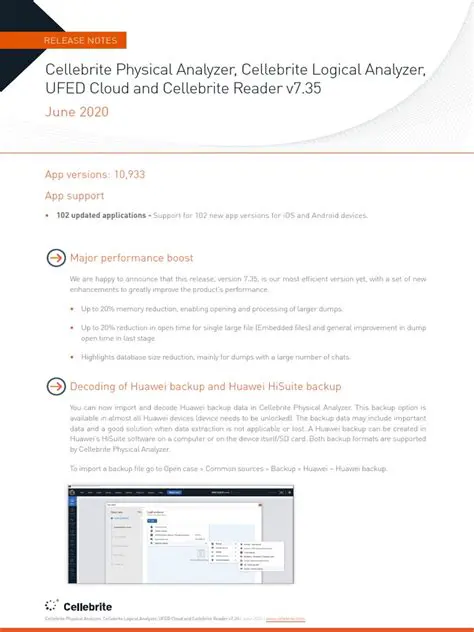 Key Features of Cellebrite UFED Logical Analyzer
