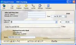 Key Features of Check Printing Software 2000