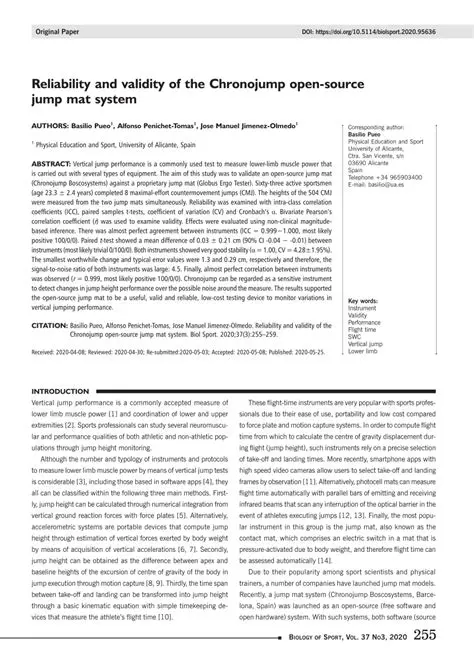 Key Features of Chronojump