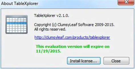 Key Features of ClumsyLeaf TableXplorer
