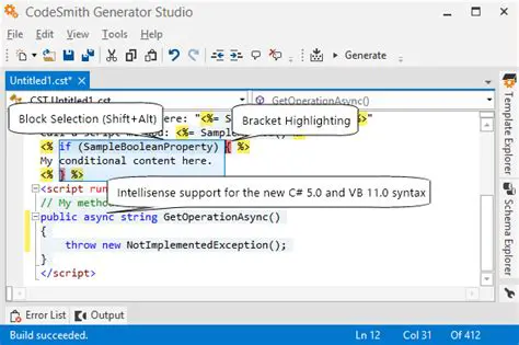 Key Features of CodeSmith Generator