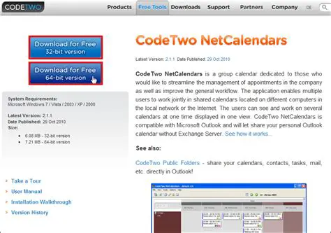 Key Features of CodeTwo NetCalendars