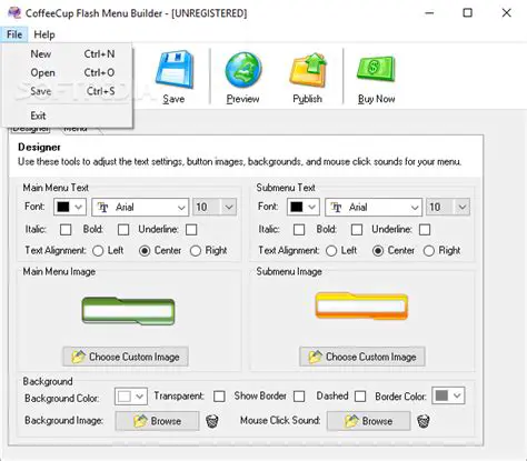 Key Features of CoffeeCup Flash Blogger