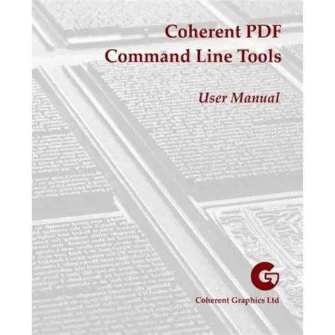 Key Features of Coherent PDF Tools