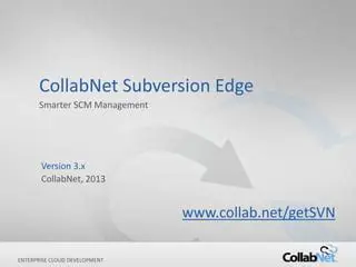 Key Features of CollabNet Subversion Edge