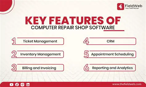 Key Features of Computer Repair Shop Software
