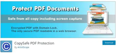 Key Features of CopySafe PDF Protector
