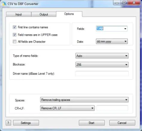 Key Features of CSV to DBF Converter