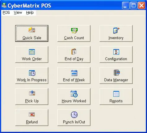 Key Features of CyberMatrix Point of Sale