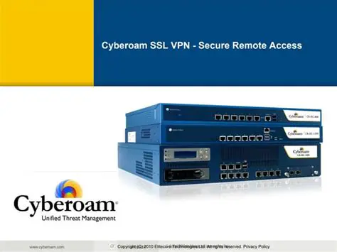 Key Features of Cyberoam SSL VPN Client