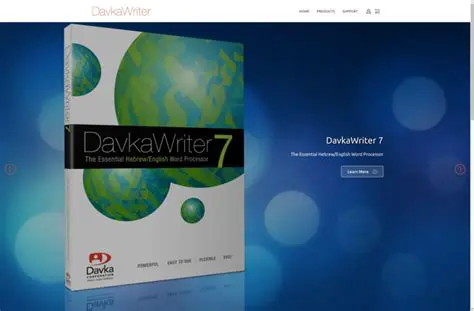 Key Features of DavkaWriter