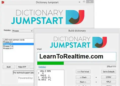 Key Features of Dictionary Jumpstart