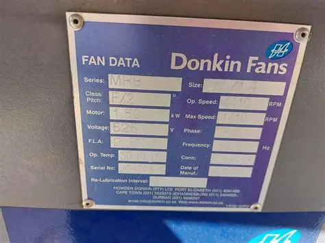Key Features of Donkin Fan Selection