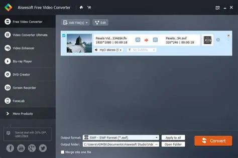 Key Features of Dudu FLV to SWF Converter