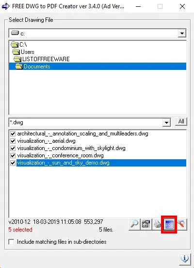 Key Features of DWG to PDF Creator