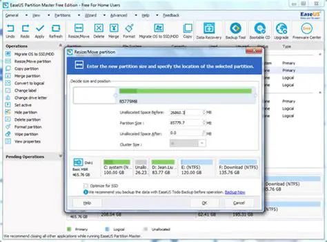Key Features of EASEUS Partition Master Server Edition
