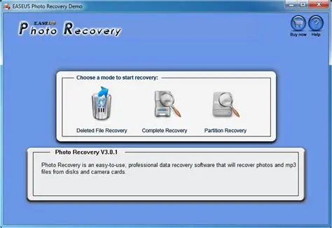 Key Features of EASEUS Photo Recovery