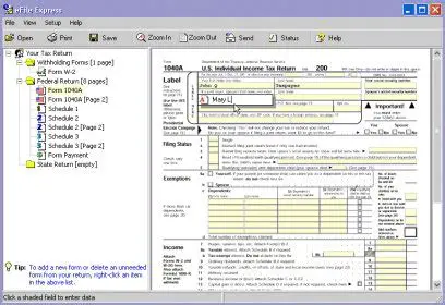 Key Features of eFile Express 2009