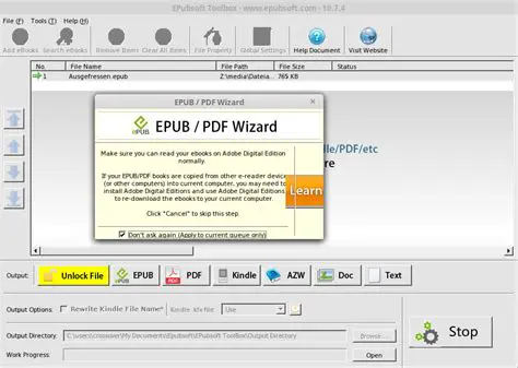 Key Features of EPubsoft Toolbox