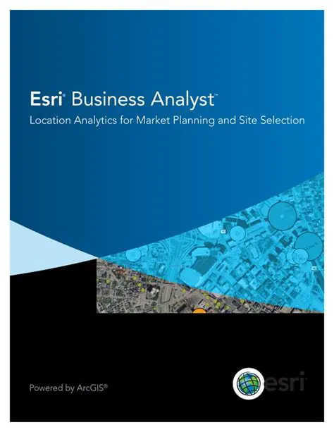 Key Features of Esri Business Analyst
