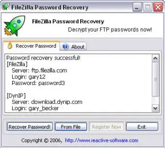 Key Features of FileZilla Password Recovery Tool