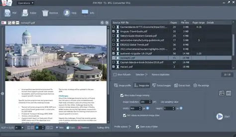 Key Features of FM PDF To JPG Converter Pro