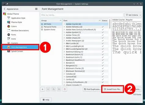 Key Features of Fonts Manager